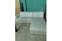 bộ sofa giường trắng